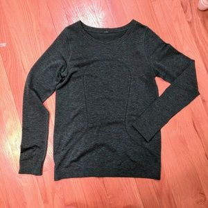 Dark green heathered swiftly breeze crew